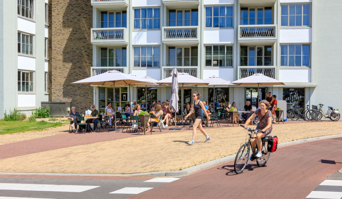 Het terras van de Greune Luiper. © Fred Berghmans