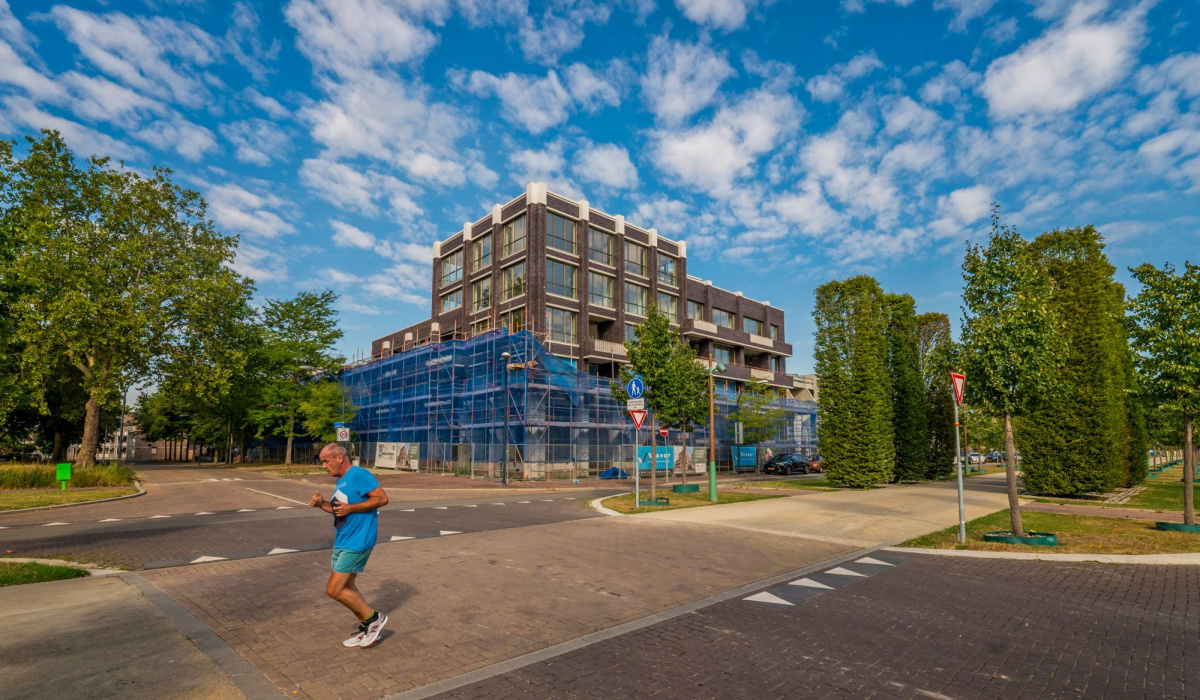 Hardlopen over het middenpad. © Aron Nijs